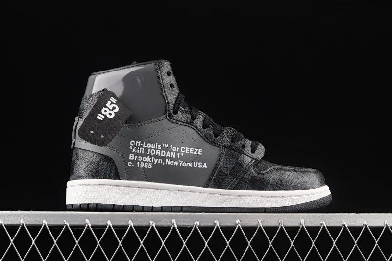 All Categories Air Jordan Jordan Series Basketball Shoes Air Jordan 1 High Donkey Brand x Air Jordan 1 AJ1 Joe 1 Donkey Brand Co-branded Custom Model #With Presbyopia Suitcase Made of Leather, Exclusive Logo Covered Shoe Body, Very High Style